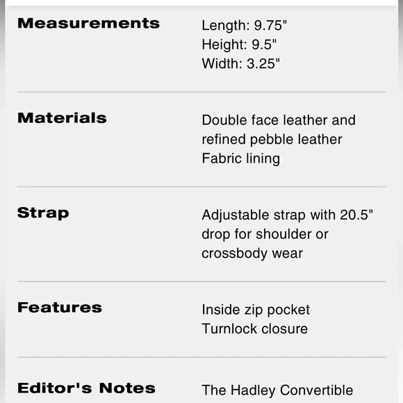 Coach Hadley Convertible Crossbody Bag - Picture 13 of 15